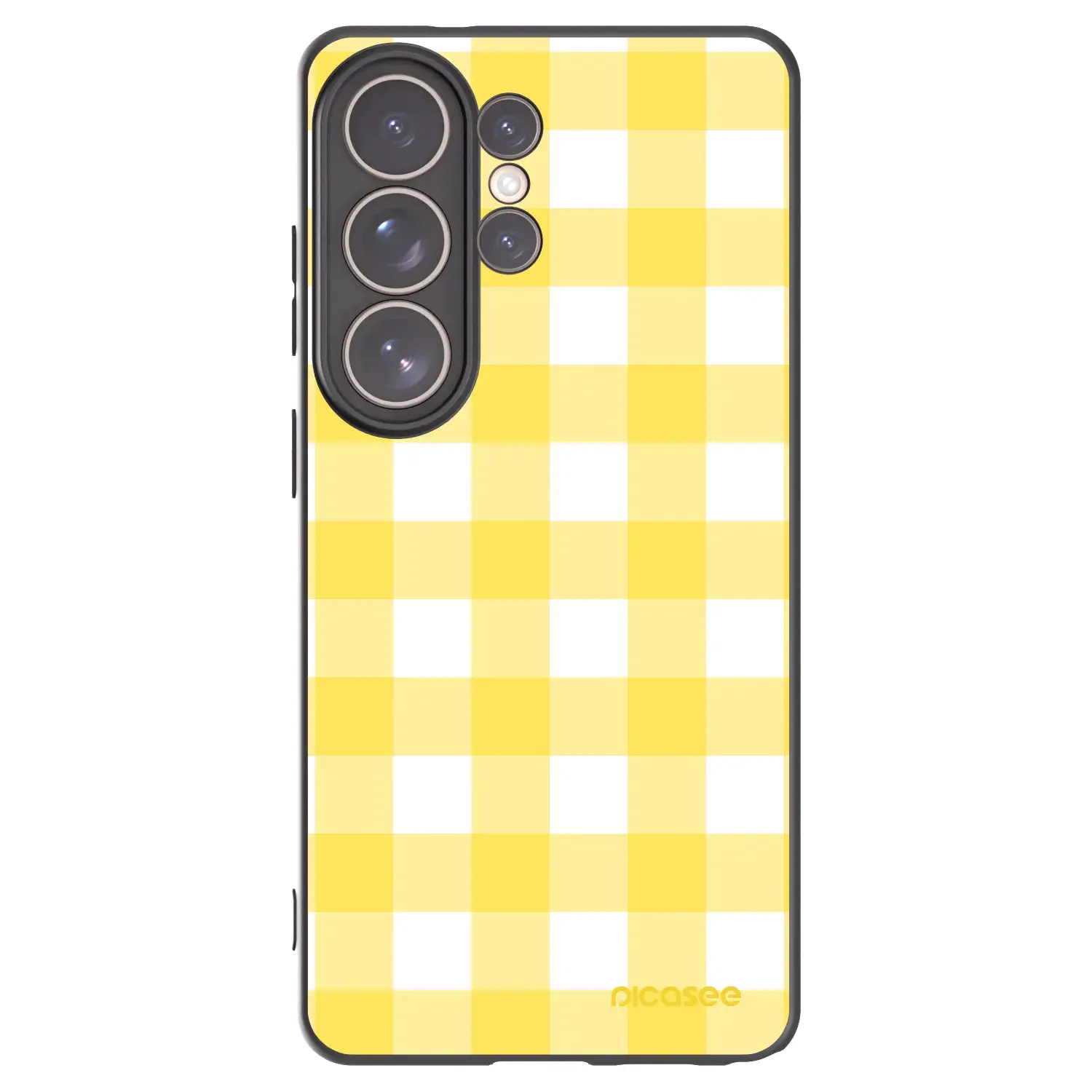 Silikonový černý obal pro Samsung Galaxy S26 Ultra - Gride lemon