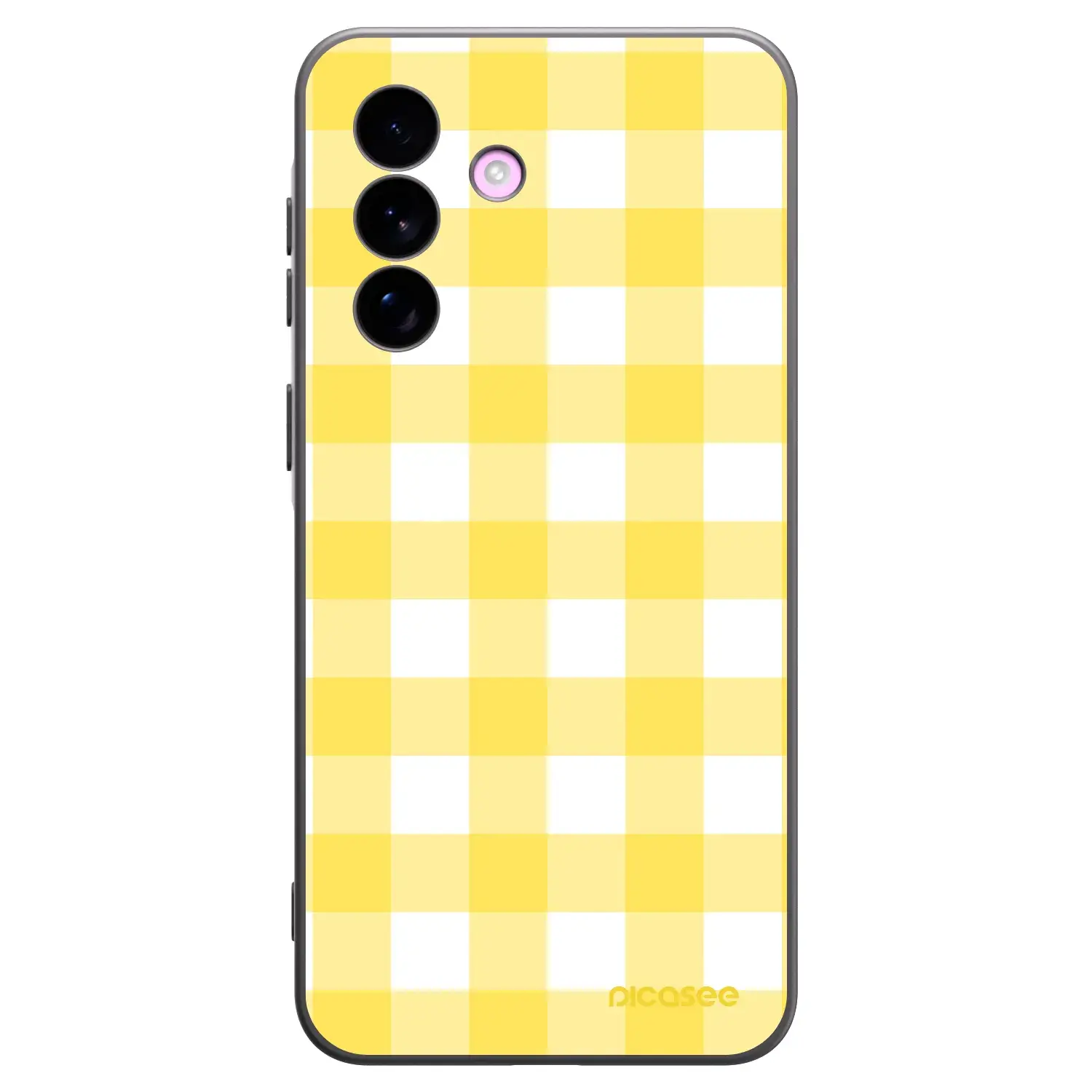 Silikonový černý obal pro Samsung Galaxy A57 5G - Gride lemon