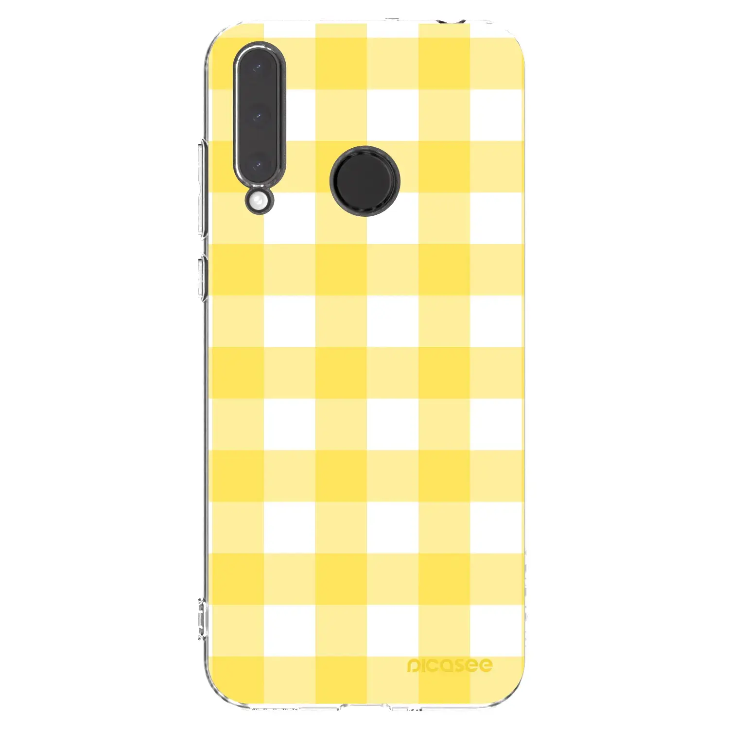 Silikonový průhledný obal pro Honor 20 Lite - Gride lemon