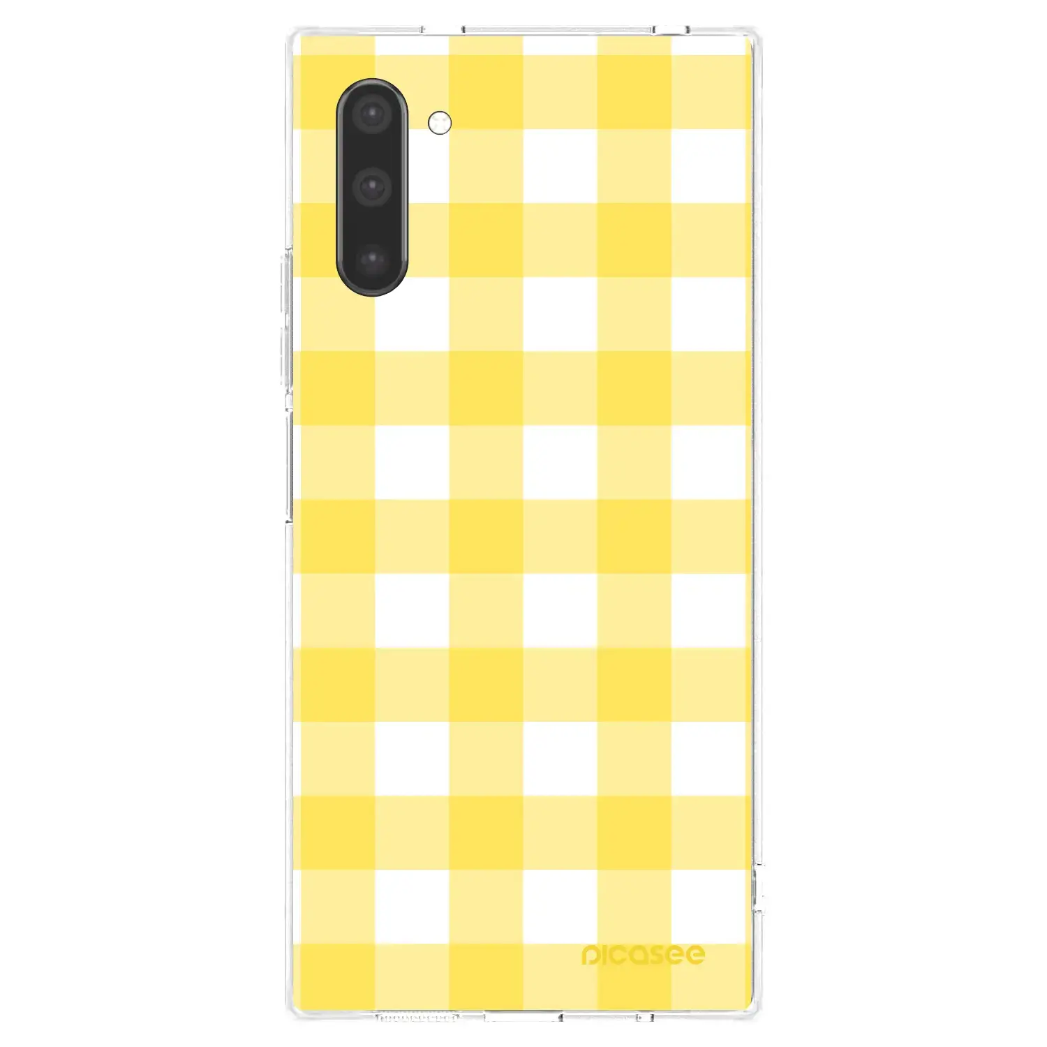 Silikonový průhledný obal pro Samsung Galaxy Note 10 N970F - Gride lemon