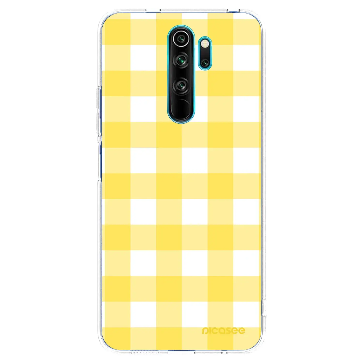 Silikonový průhledný obal pro Xiaomi Redmi Note 8 Pro - Gride lemon