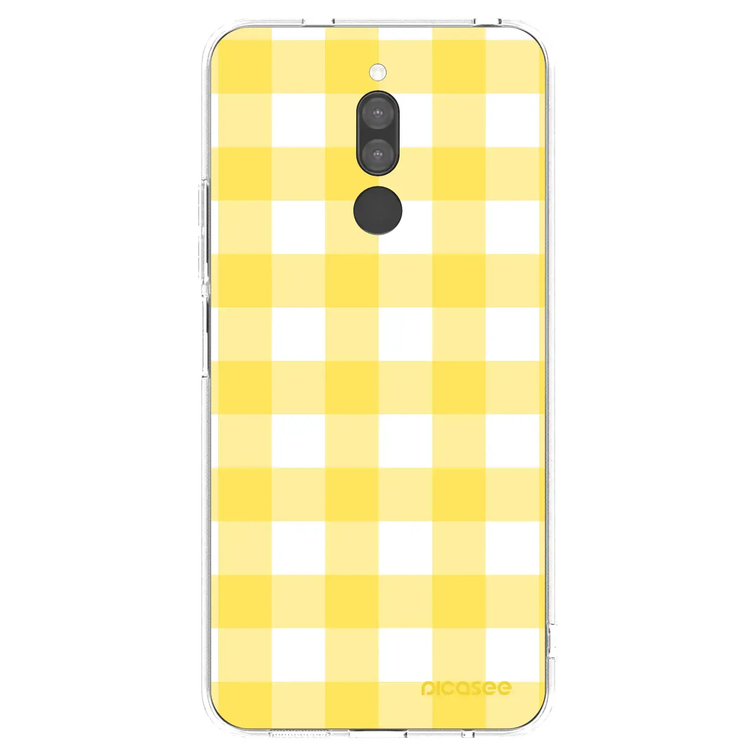 Silikonový průhledný obal pro Xiaomi Redmi 8 - Gride lemon