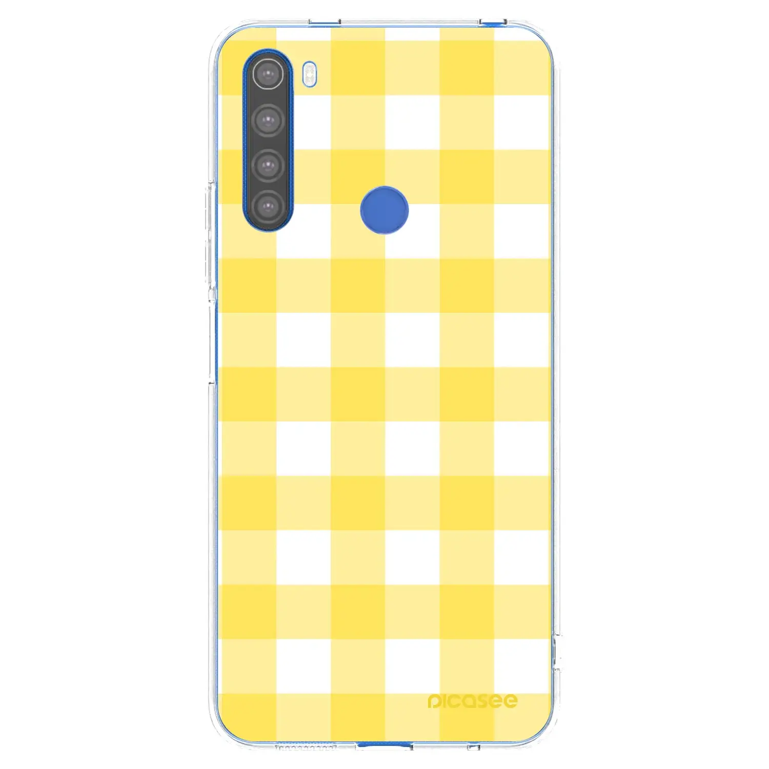 Silikonový průhledný obal pro Xiaomi Redmi Note 8T - Gride lemon