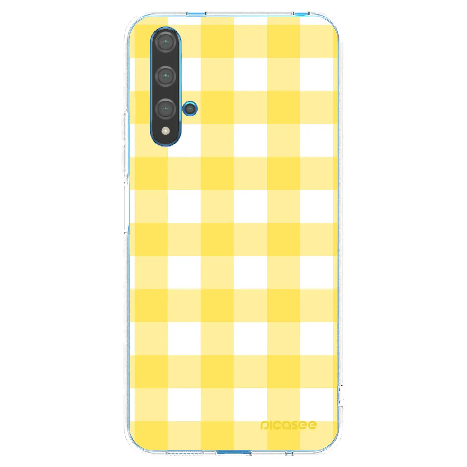 Silikonový průhledný obal pro Huawei Nova 5T - Gride lemon