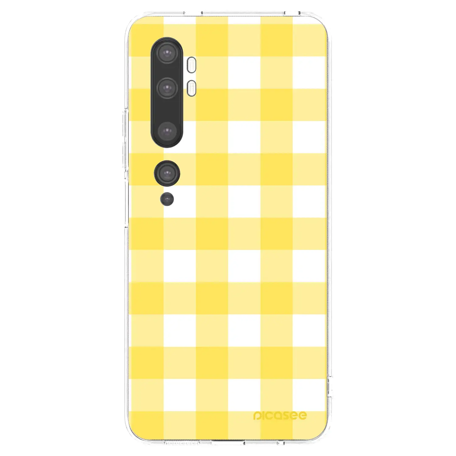 Silikonový průhledný obal pro Xiaomi Mi Note 10 (Pro) - Gride lemon