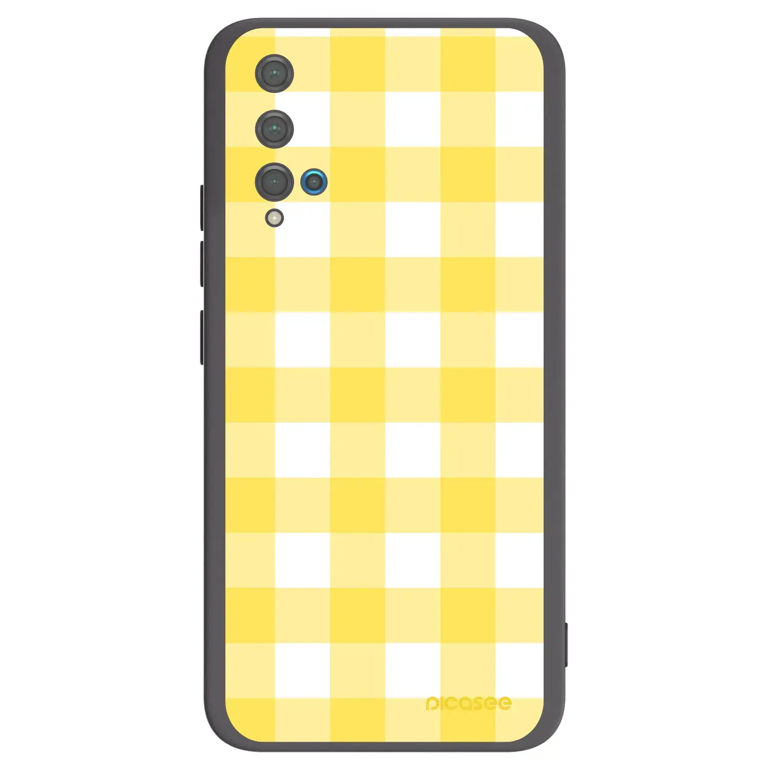 Silikonový černý obal pro Huawei Nova 5T - Gride lemon