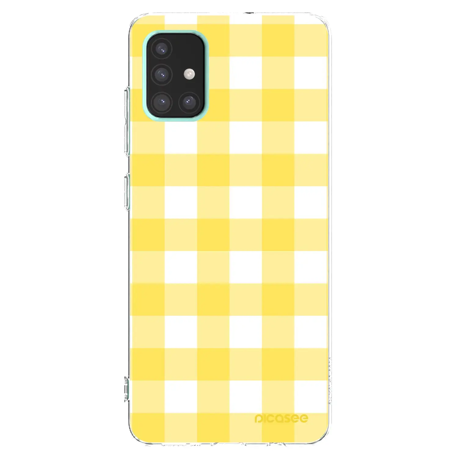 Silikonový průhledný obal pro Samsung Galaxy A51 A515F - Gride lemon