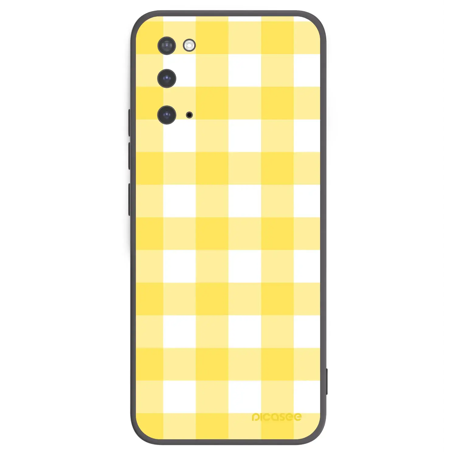 Silikonový černý obal pro Samsung Galaxy S20 G980F - Gride lemon