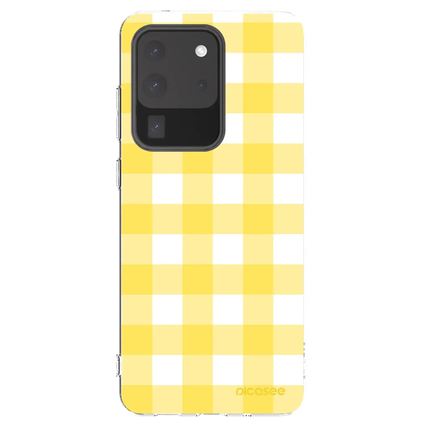 Silikonový průhledný obal pro Samsung Galaxy S20 Ultra 5G G988F - Gride lemon