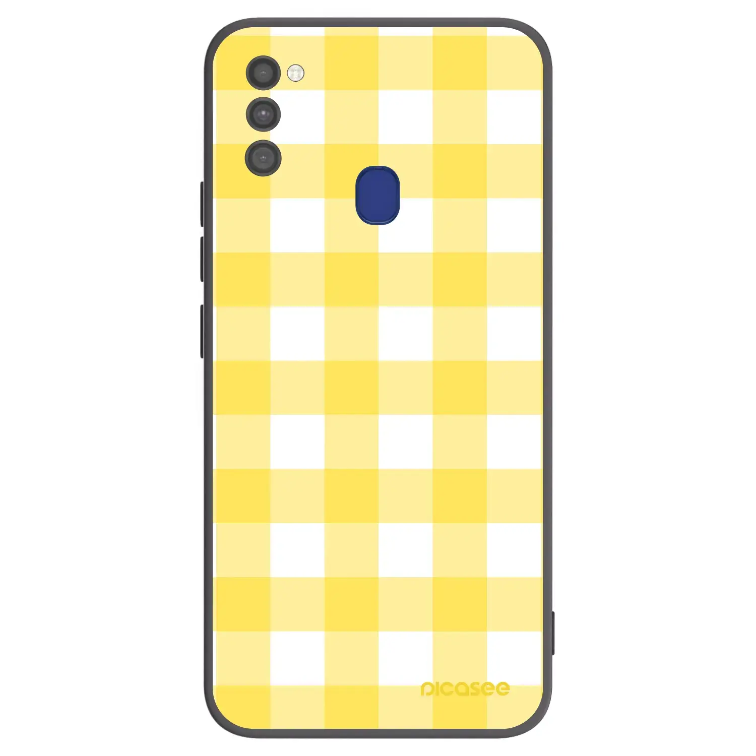 Silikonový černý obal pro Samsung Galaxy M21 M215F - Gride lemon