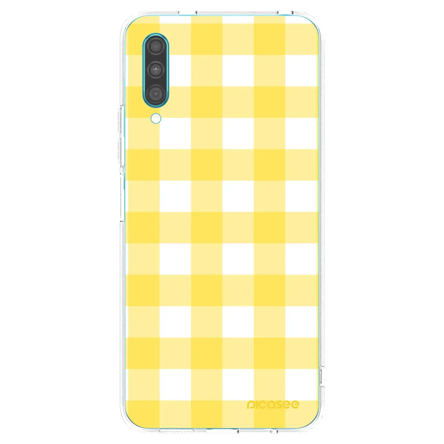 Silikonový průhledný obal pro Samsung Galaxy A30s A307F - Gride lemon