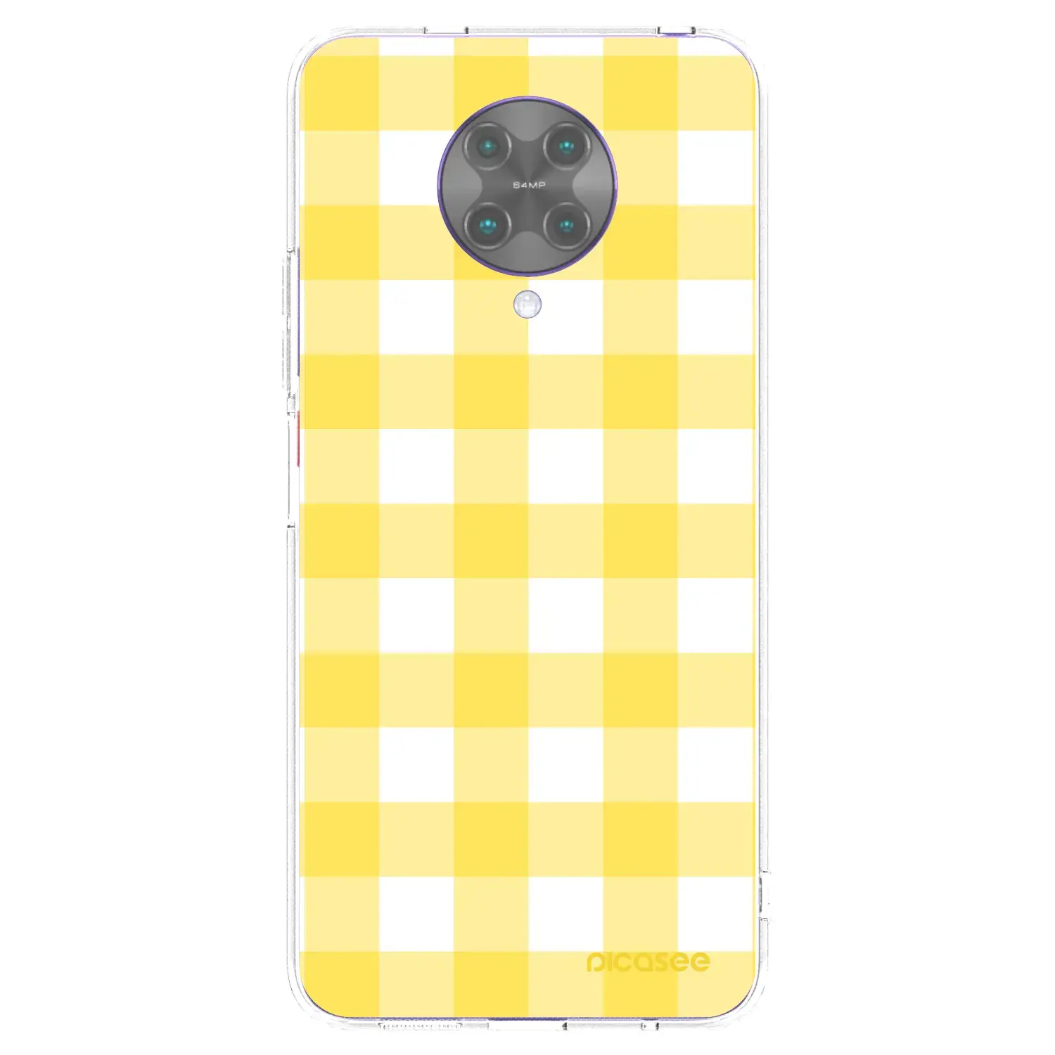 Silikonový průhledný obal pro Xiaomi Poco F2 Pro - Gride lemon