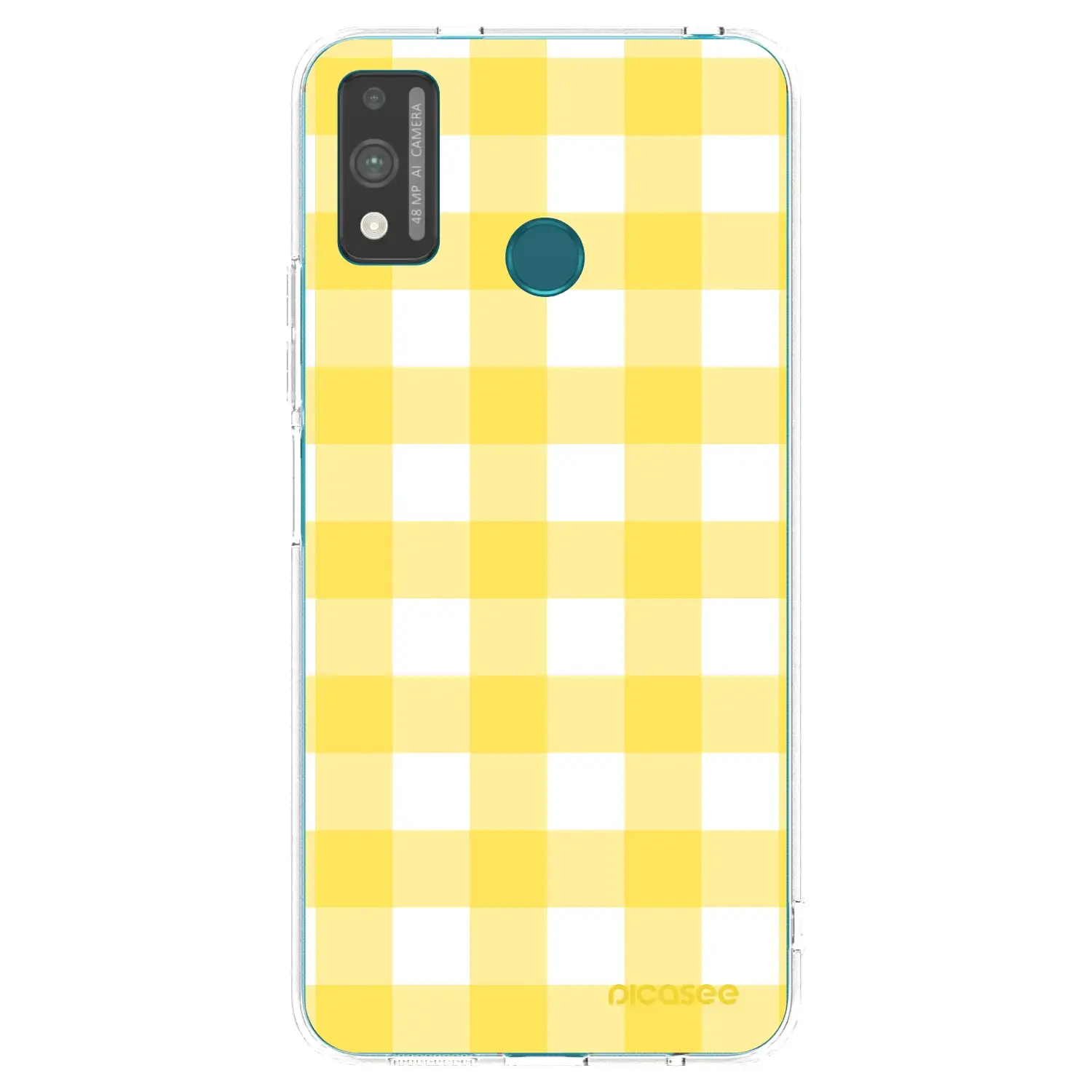 Silikonový průhledný obal pro Honor 9X Lite - Gride lemon