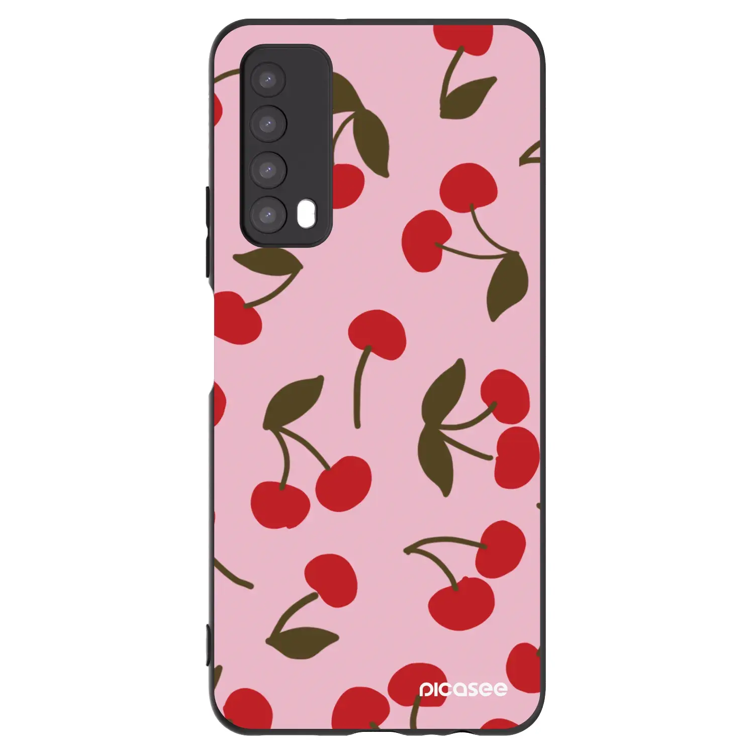 Silikonový černý obal pro Huawei P Smart 2021 - Cherry