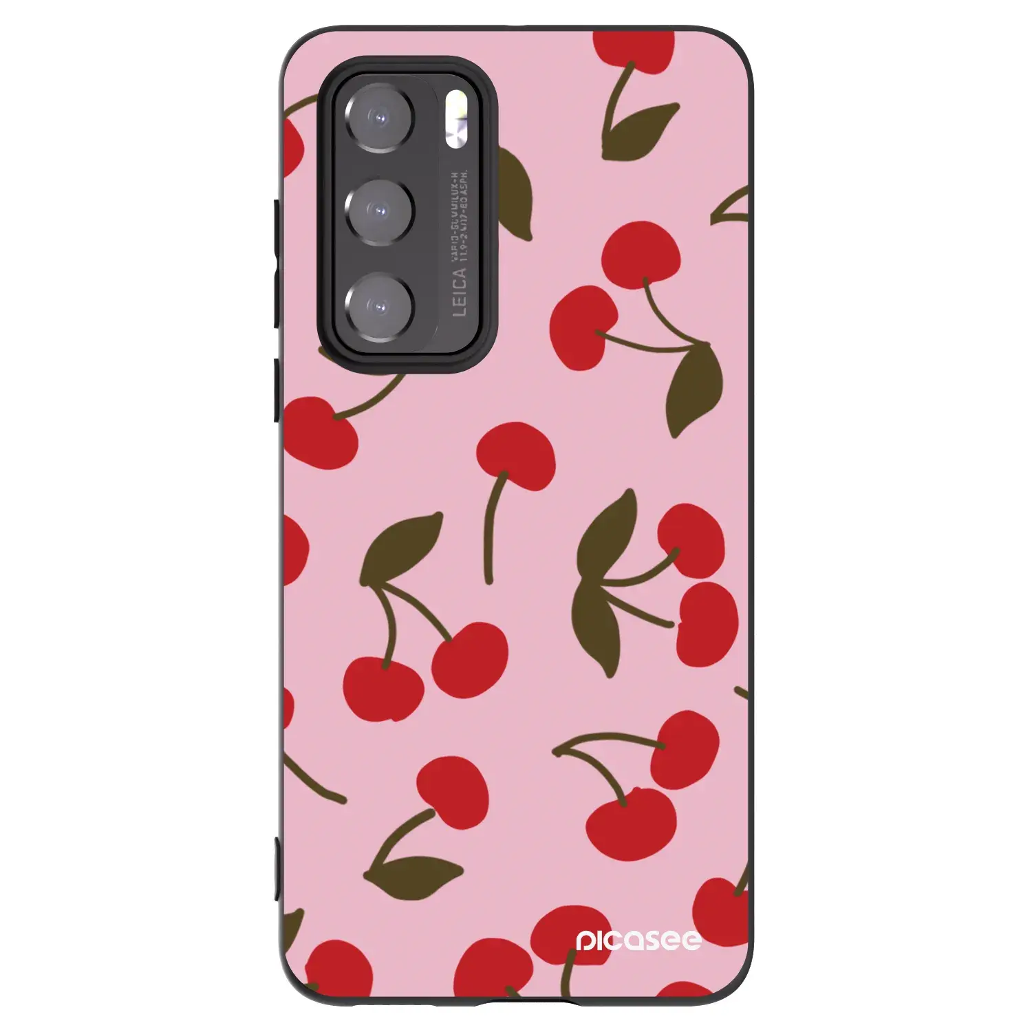 Silikonový černý obal pro Huawei P40 - Cherry