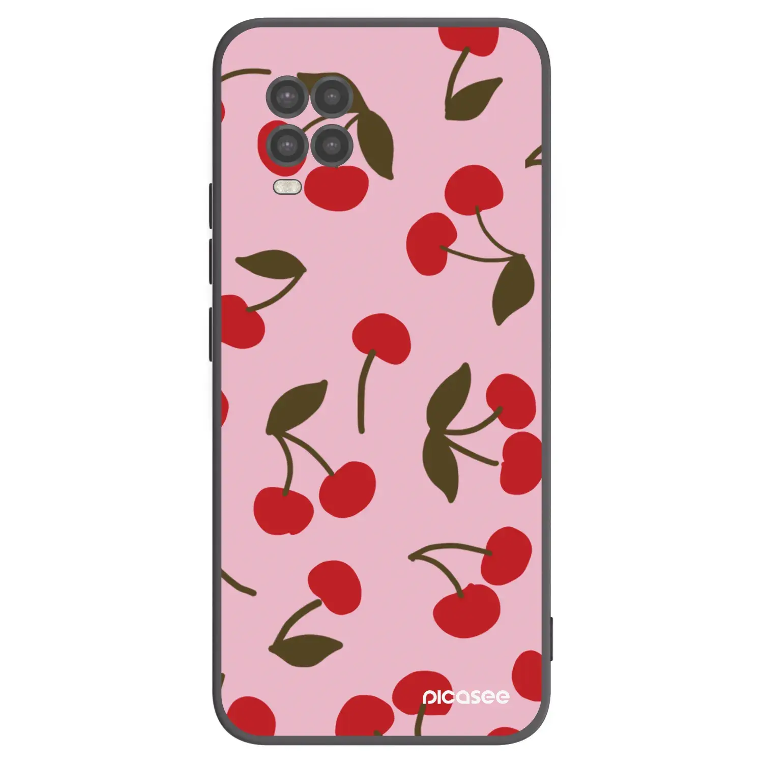 Silikonový černý obal pro Xiaomi Mi 10 Lite - Cherry