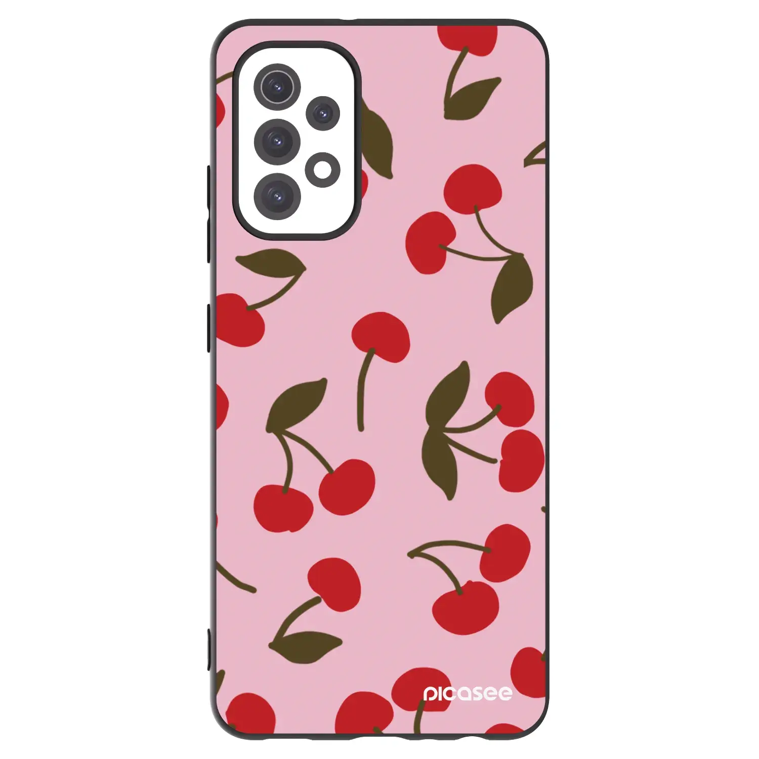 Silikonový černý obal pro Samsung Galaxy A32 5G A326B - Cherry