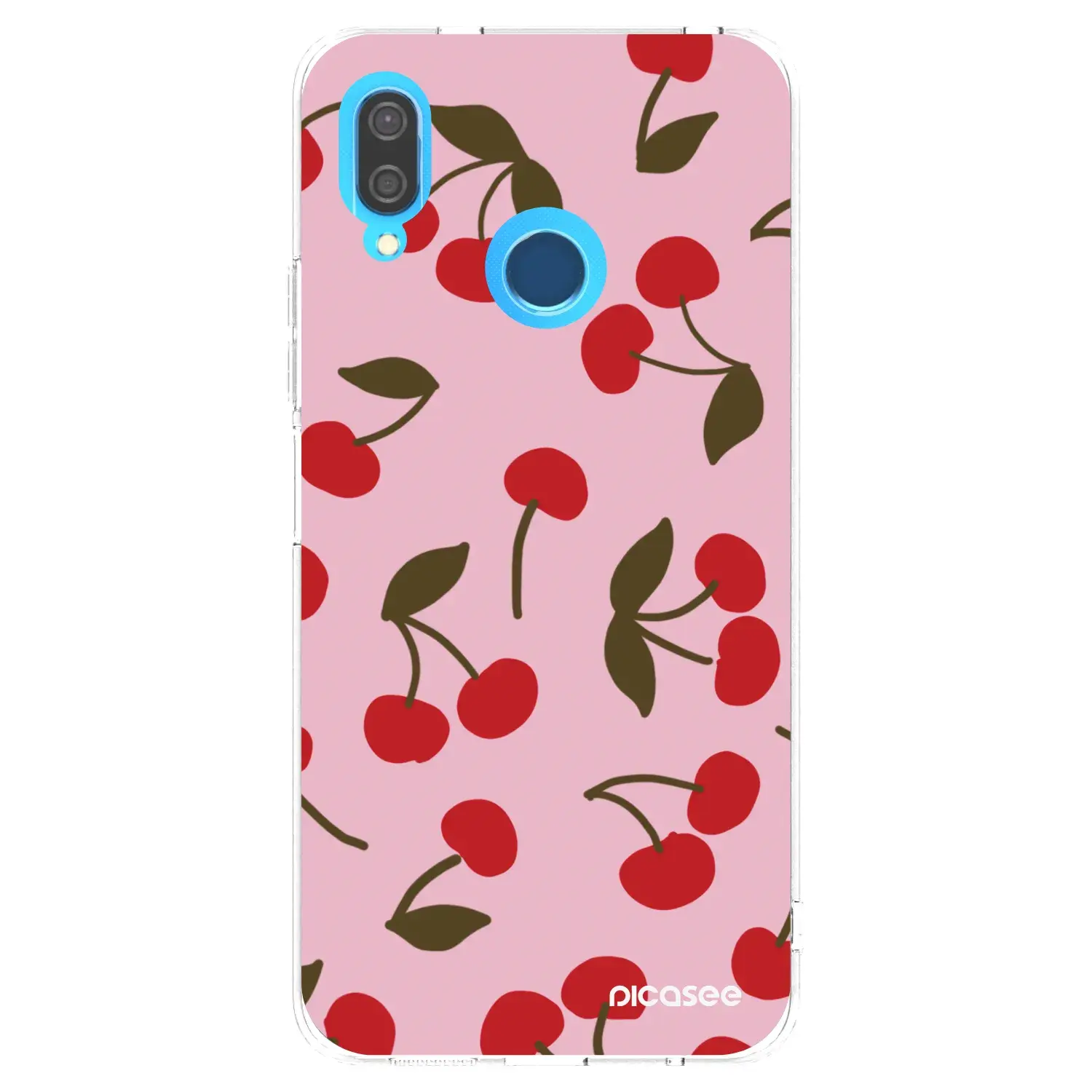 Silikonový průhledný obal pro Huawei P20 Lite - Cherry