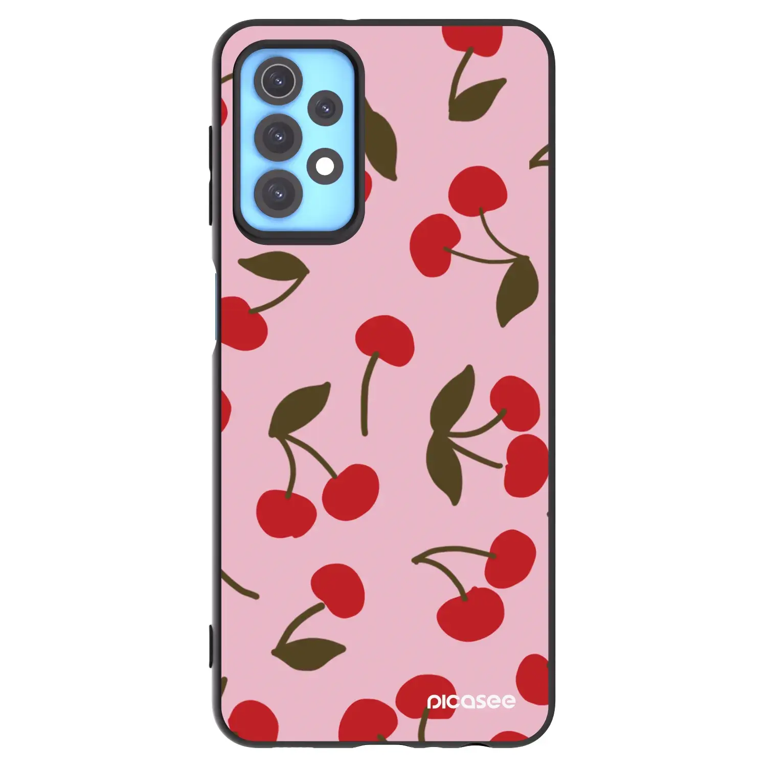 Silikonový černý obal pro Samsung Galaxy A32 4G SM-A325F - Cherry