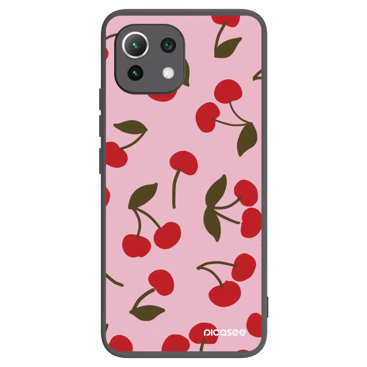 Silikonový černý obal pro Xiaomi 11 Lite 5G NE - Cherry