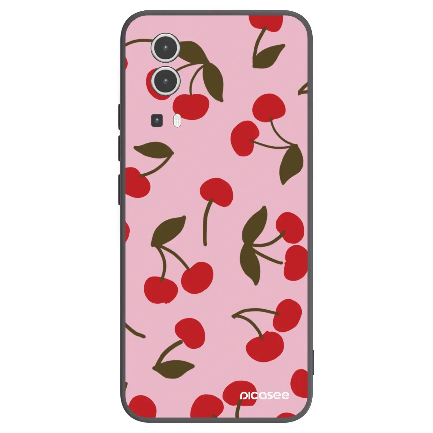 Silikonový černý obal pro Vivo Y72 5G - Cherry