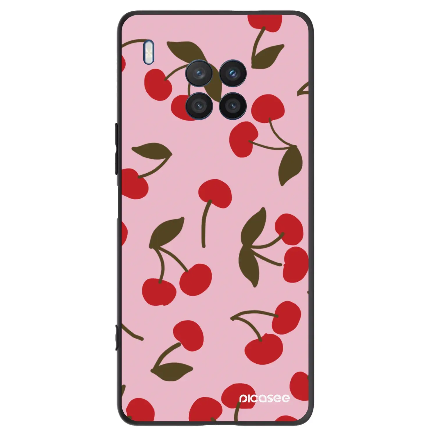 Silikonový černý obal pro Honor 50 Lite - Cherry