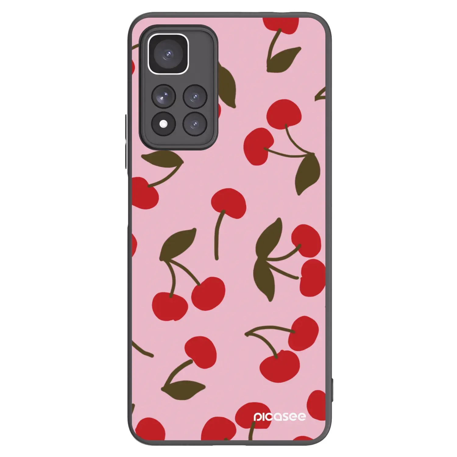 Silikonový černý obal pro Xiaomi Redmi Note 11 Pro+ 5G - Cherry