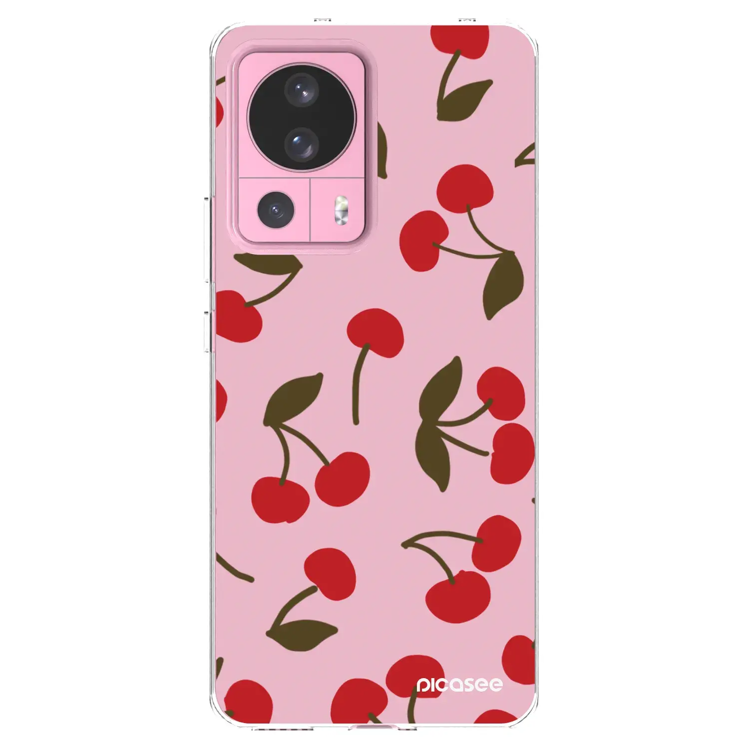 Silikonový průhledný obal pro Xiaomi 13 Lite - Cherry