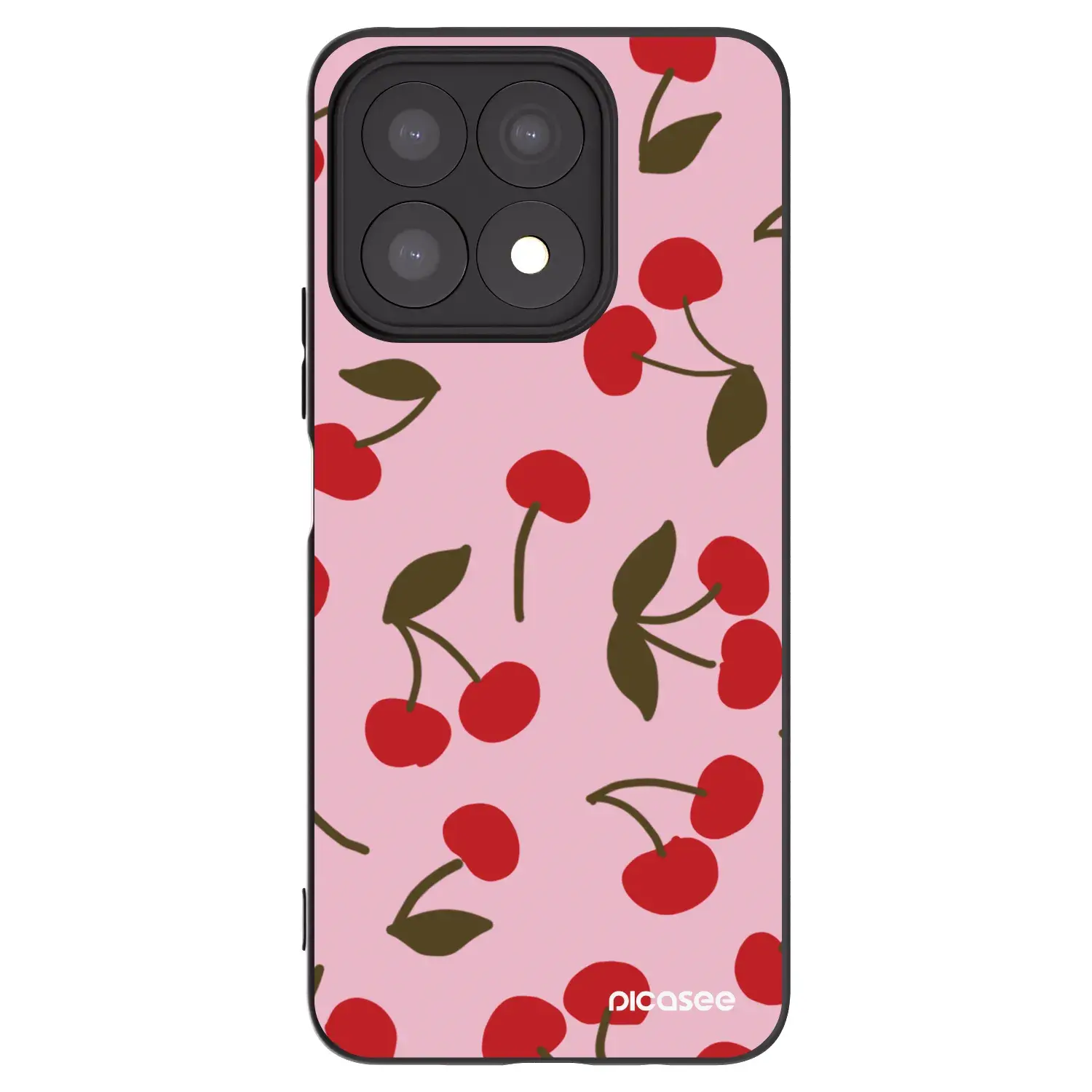 Silikonový černý obal pro Honor X8a - Cherry