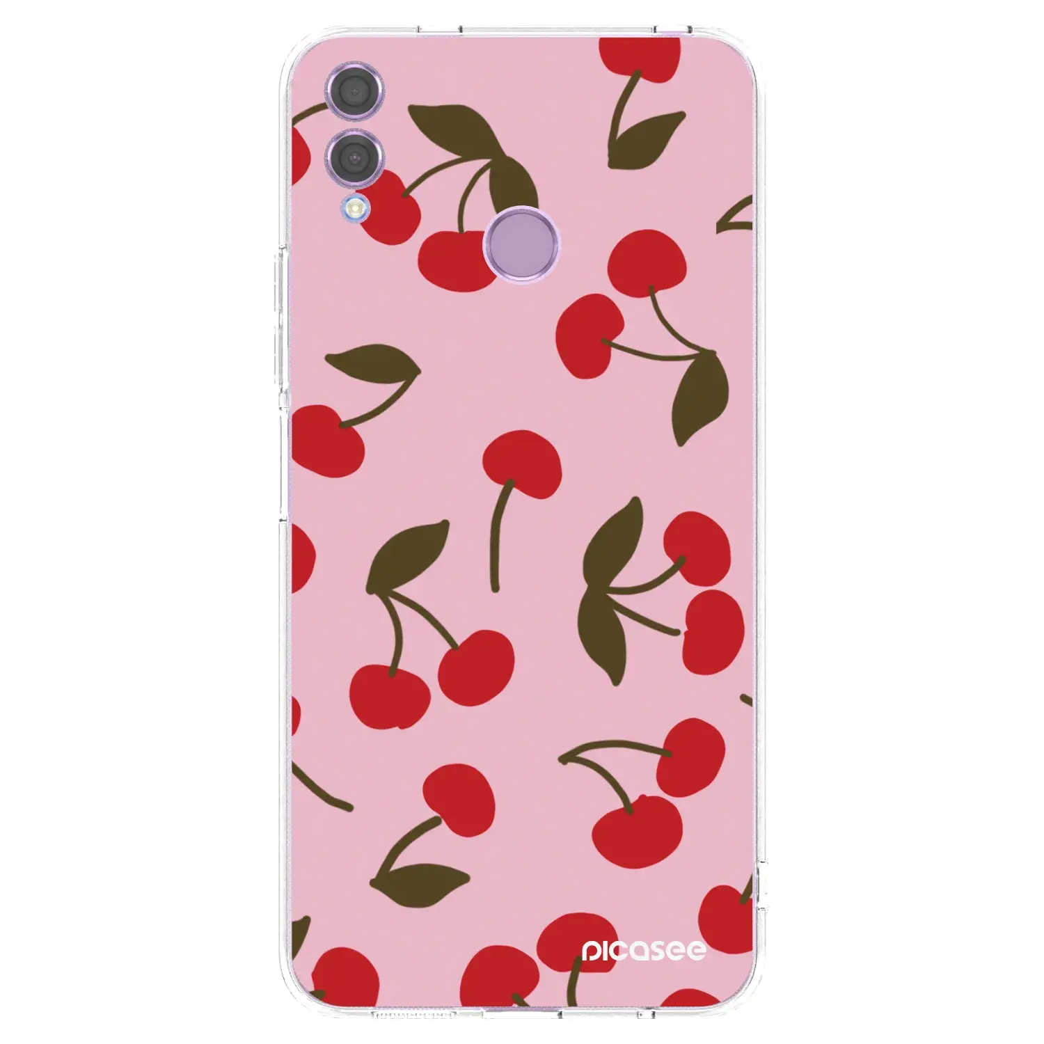 Silikonový průhledný obal pro Honor 8X - Cherry