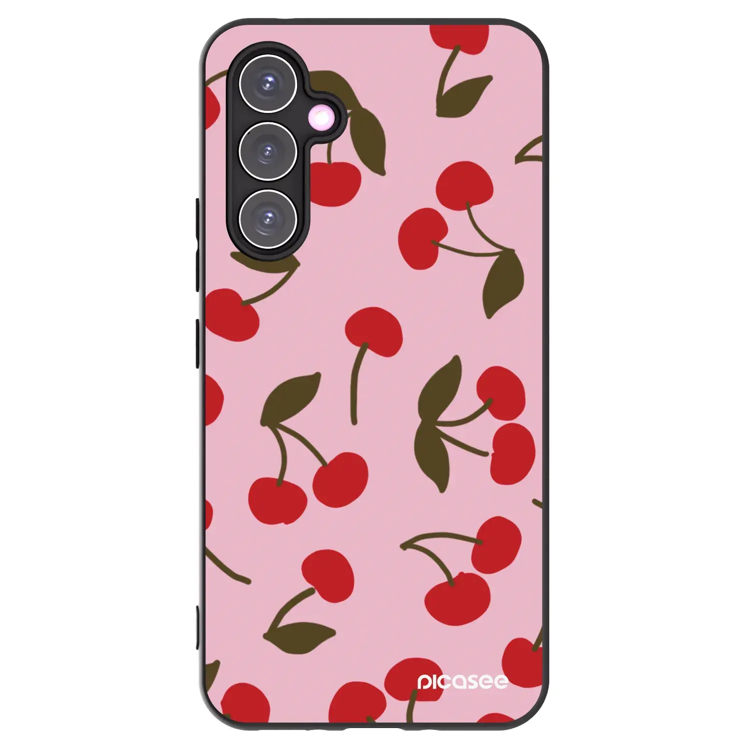 Silikonový černý obal pro Samsung Galaxy A54 5G A546B - Cherry