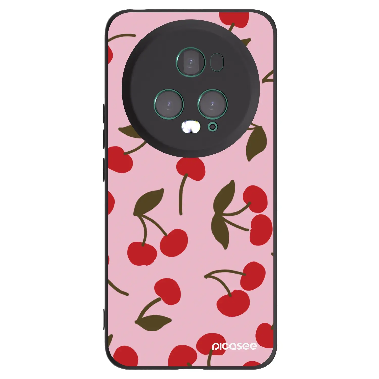 Silikonový černý obal pro Honor Magic5 Pro - Cherry