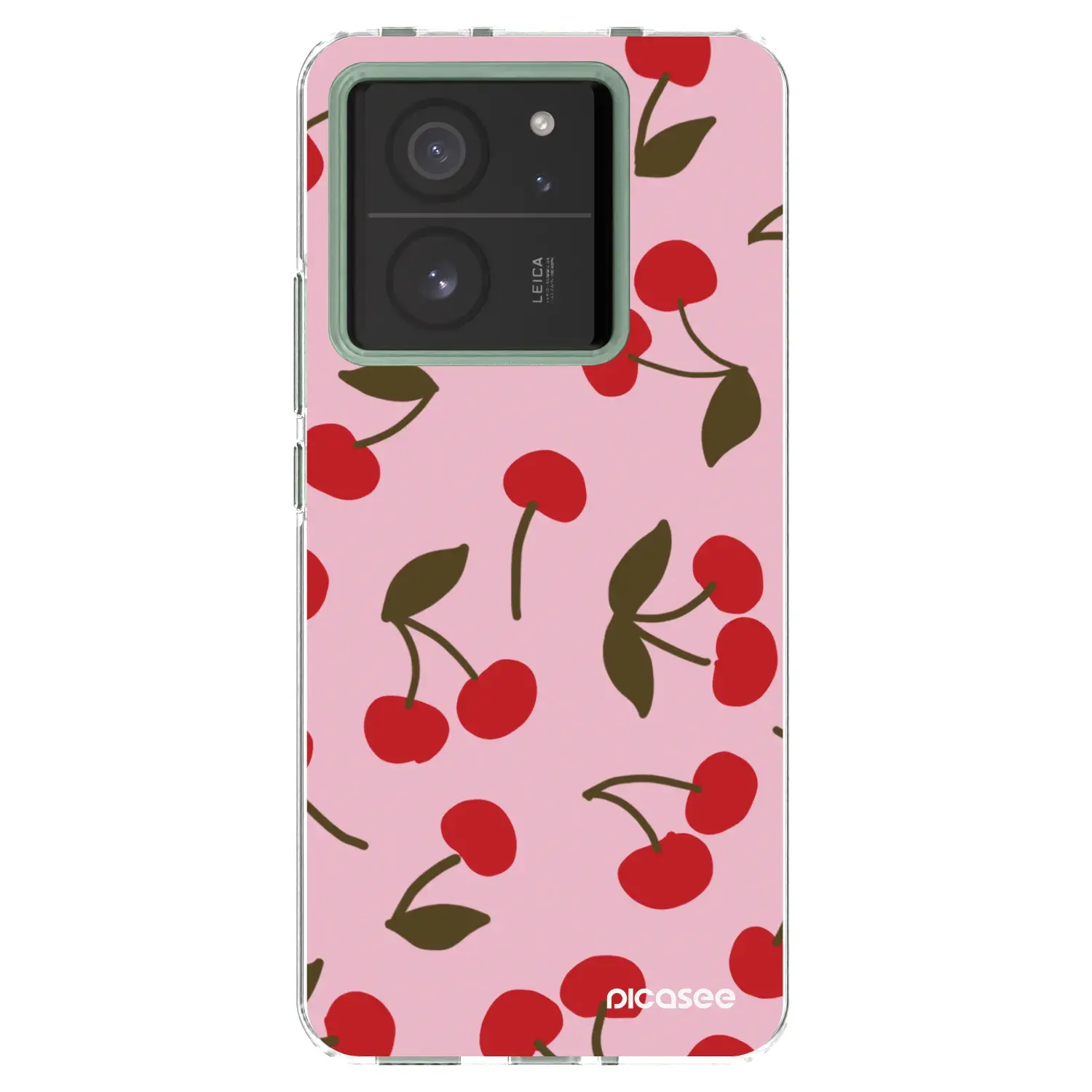 Silikonový průhledný obal pro Xiaomi 13T - Cherry