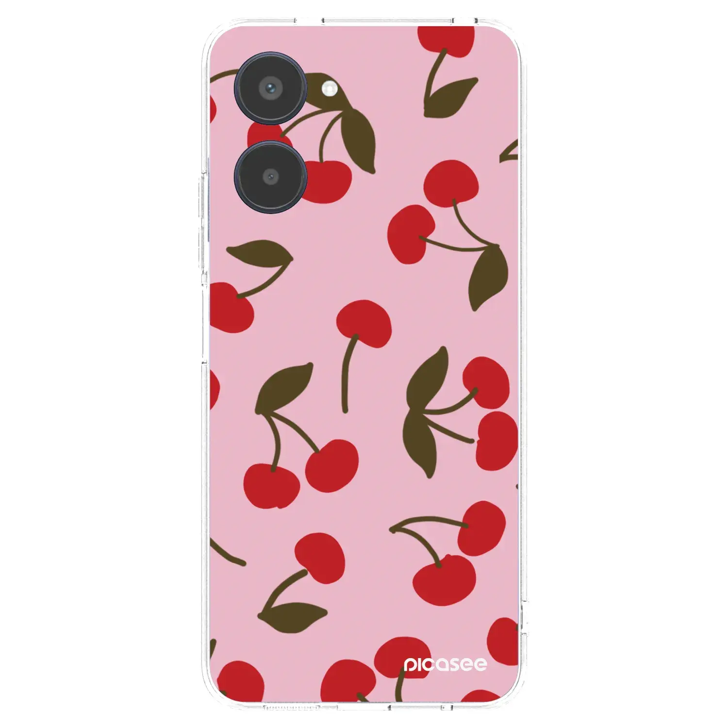 Silikonový průhledný obal pro Realme 10 4G - Cherry