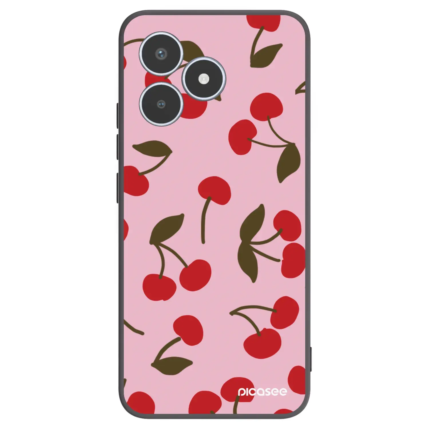 Silikonový černý obal pro Realme C53 - Cherry