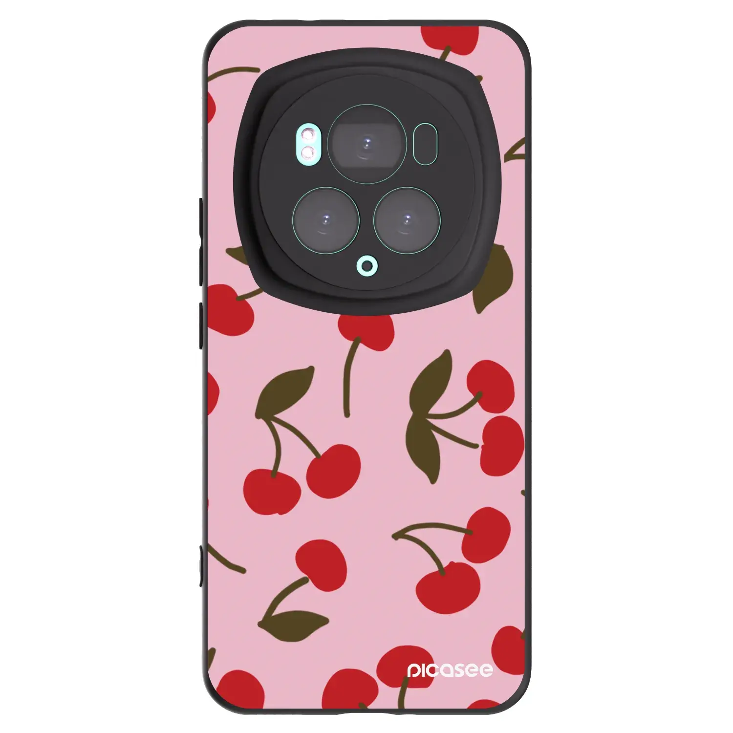 Silikonový černý obal pro Honor Magic6 Pro - Cherry