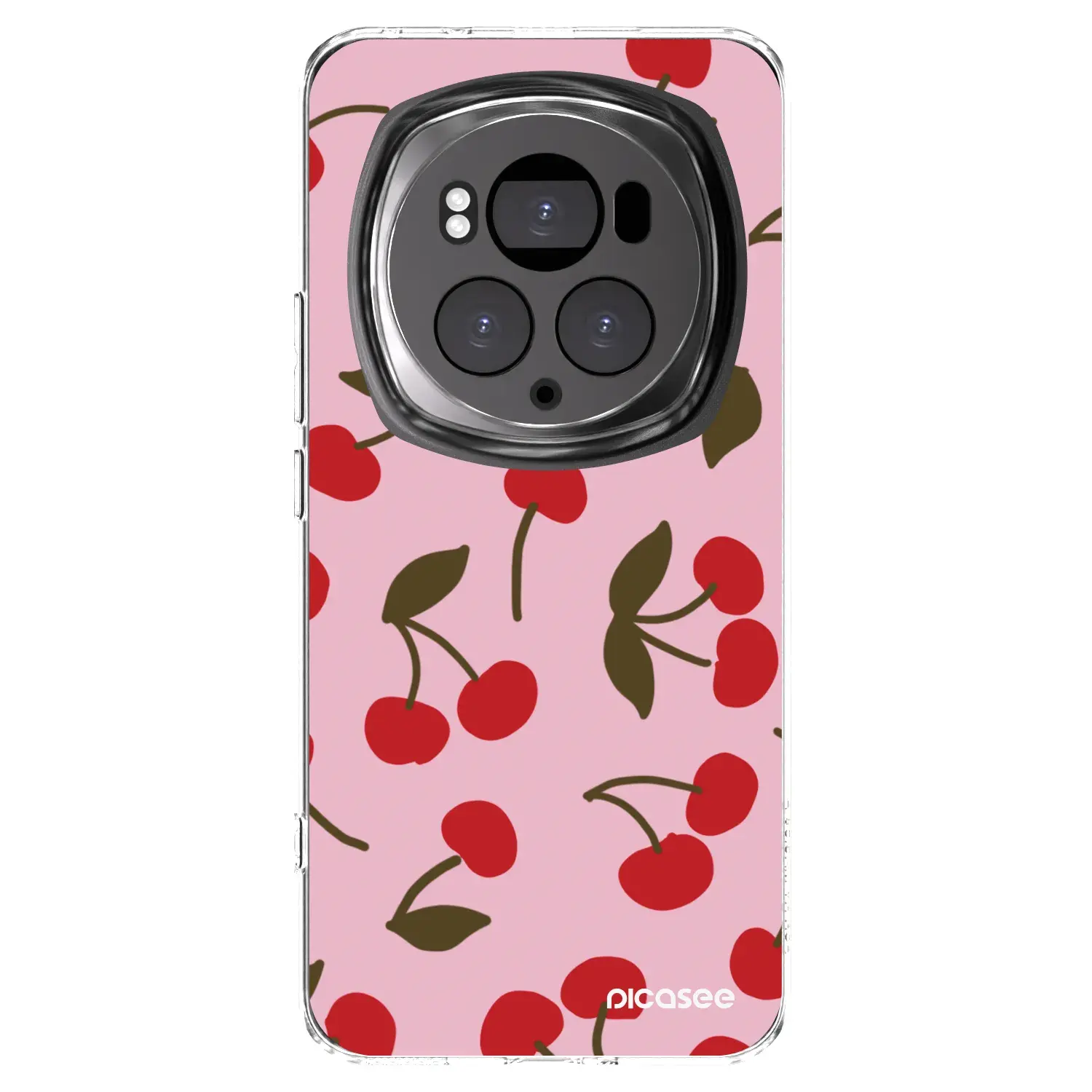 Silikonový průhledný obal pro Honor Magic6 Pro - Cherry