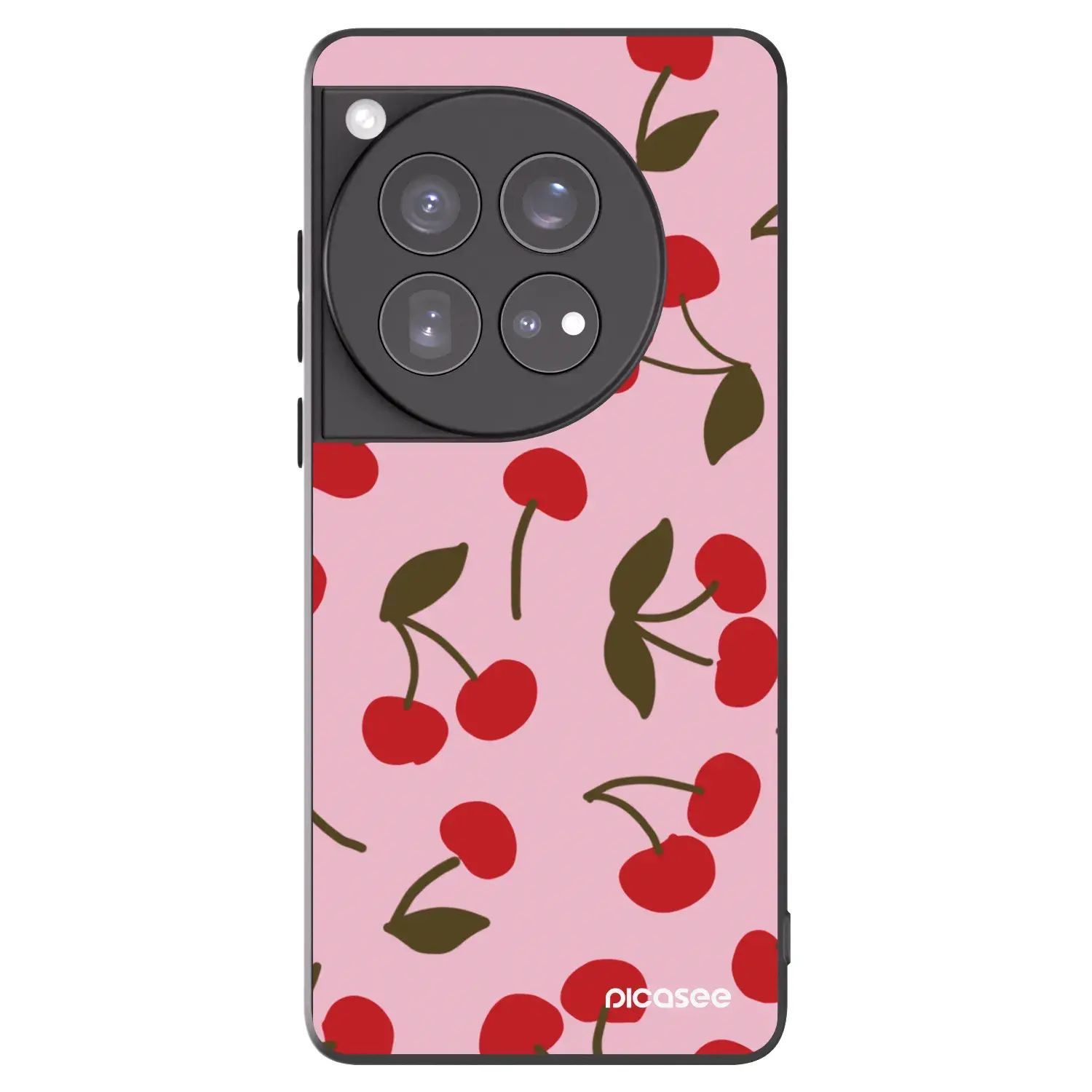 Silikonový černý obal pro OnePlus 12 5G - Cherry