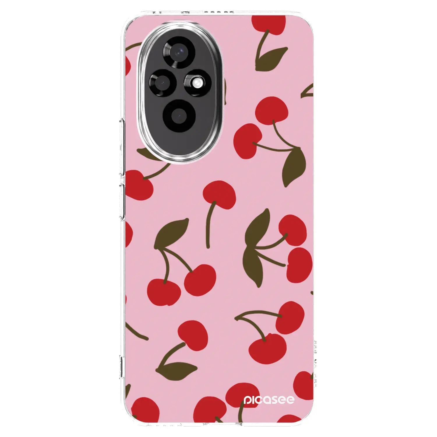 Silikonový průhledný obal pro Honor 200 Pro 5G - Cherry