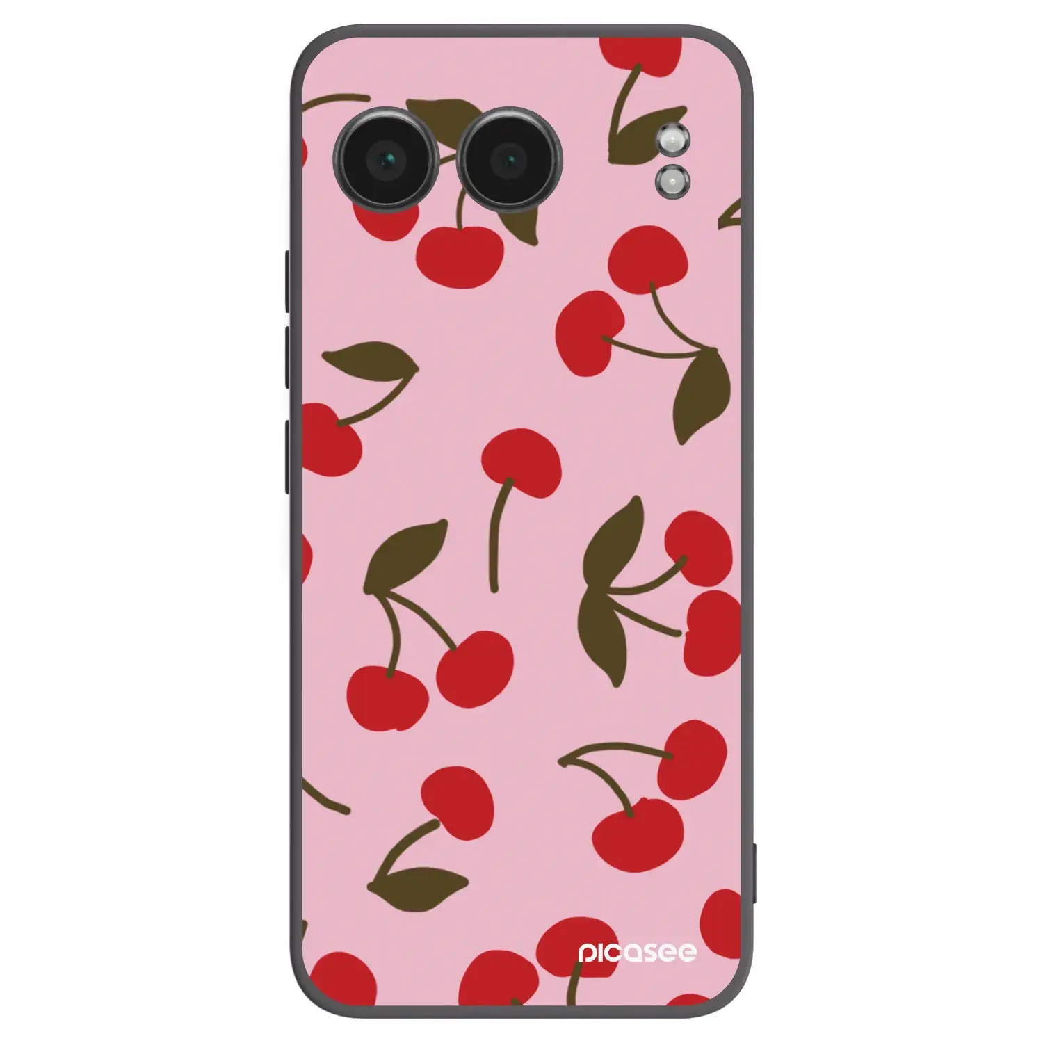 Silikonový černý obal pro OnePlus Nord 4 - Cherry