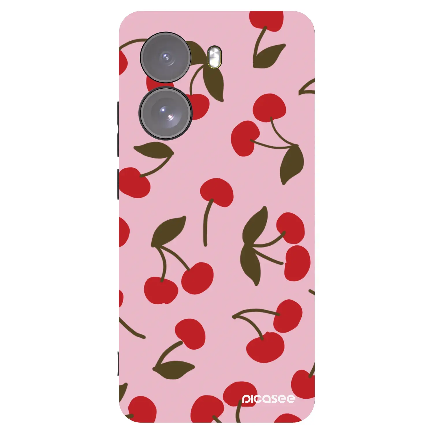 Silikonový černý obal pro Xiaomi Poco X7 - Cherry