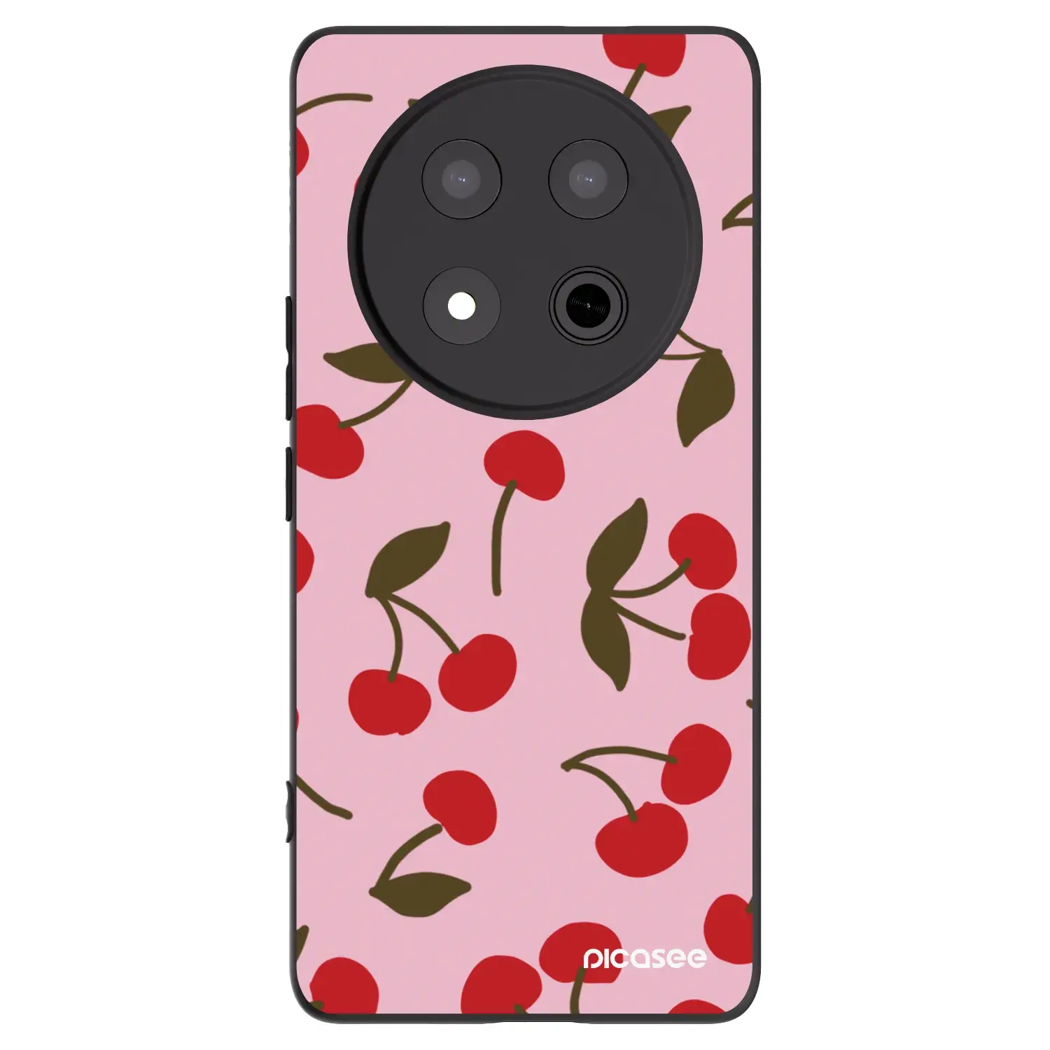 Silikonový černý obal pro Honor Magic7 Lite 5G - Cherry