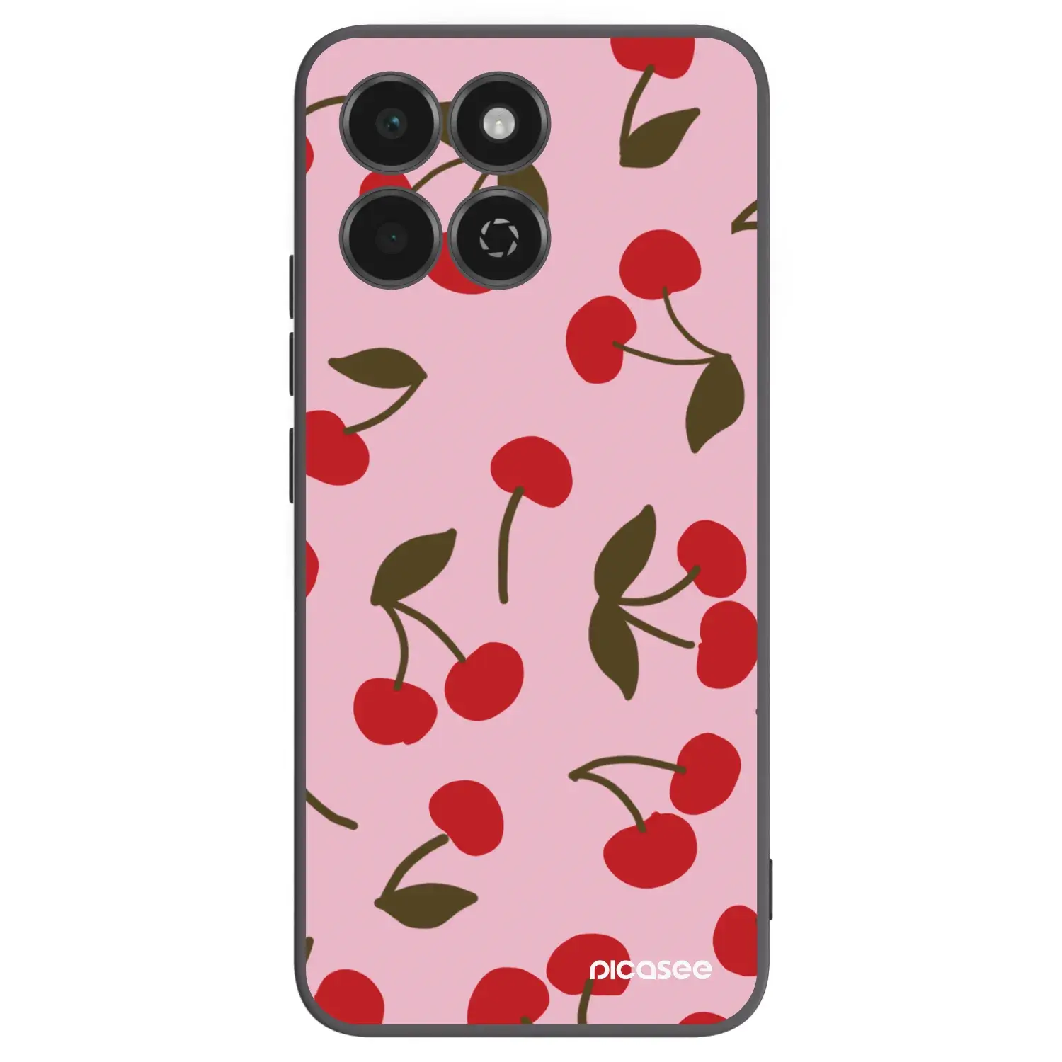 Silikonový černý obal pro Honor 200 Smart 5G - Cherry