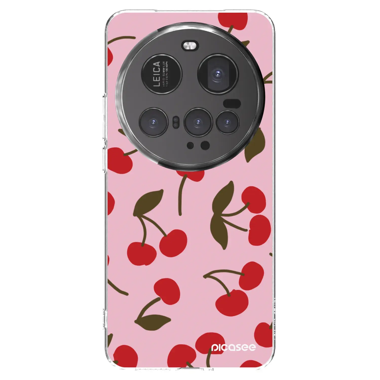 Silikonový průhledný obal pro Xiaomi 15 Ultra - Cherry