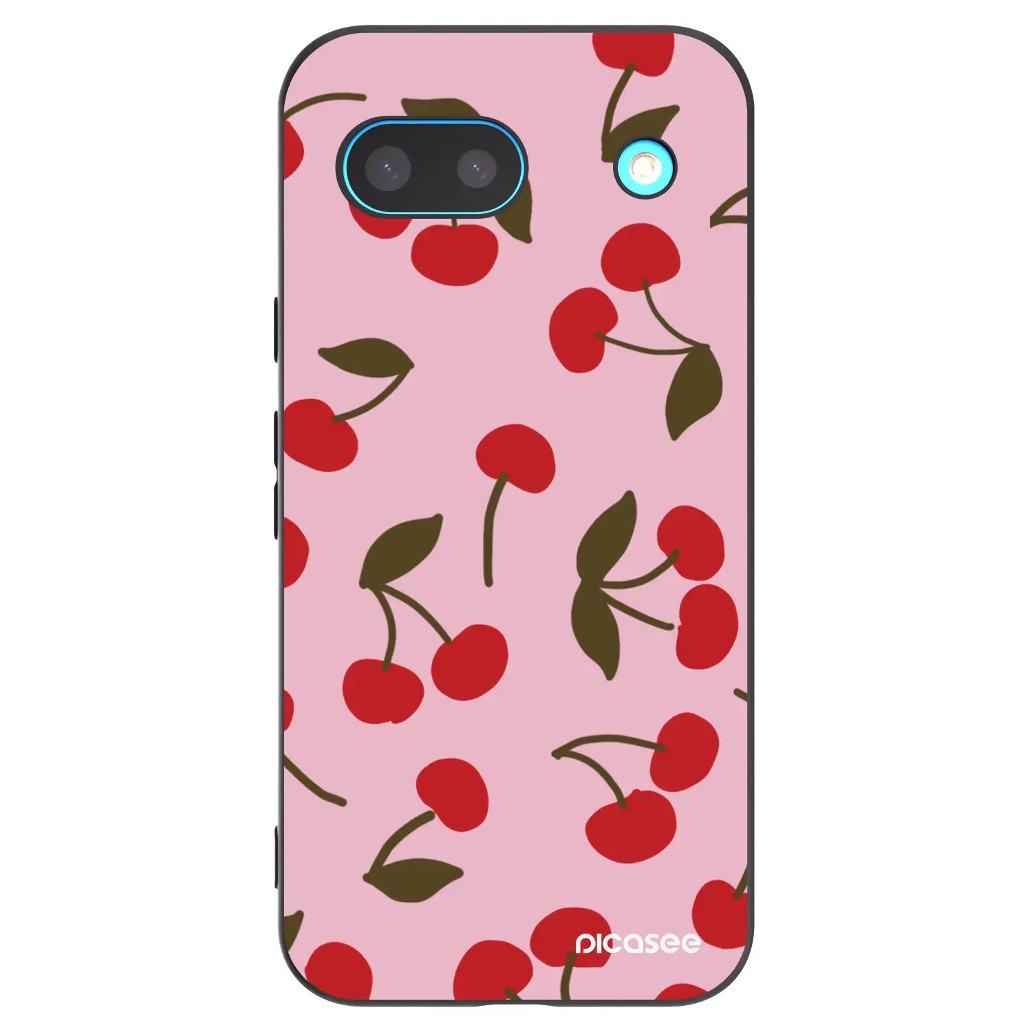 Silikonový černý obal pro Google Pixel 8 - Cherry