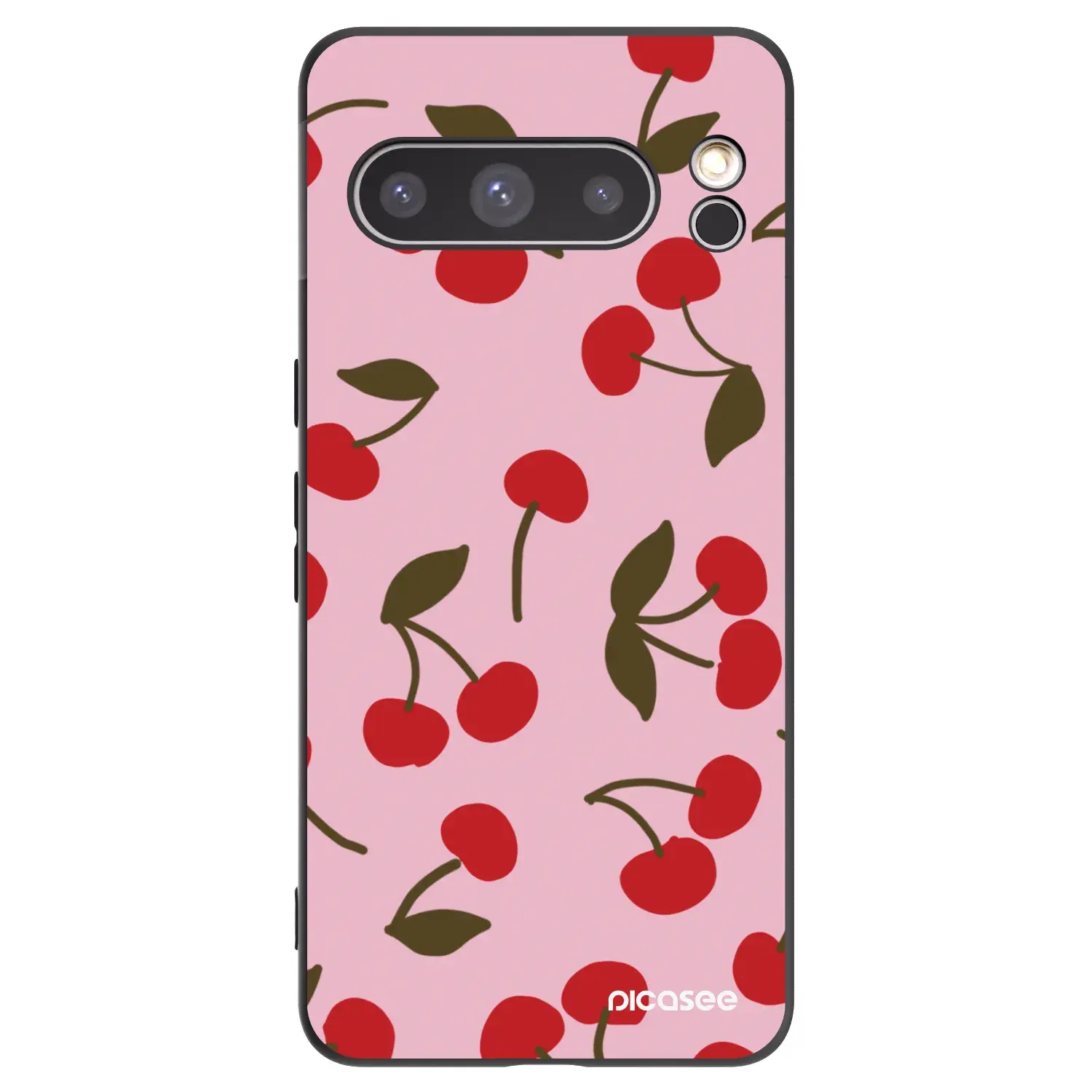 Silikonový černý obal pro Google Pixel 8 Pro - Cherry