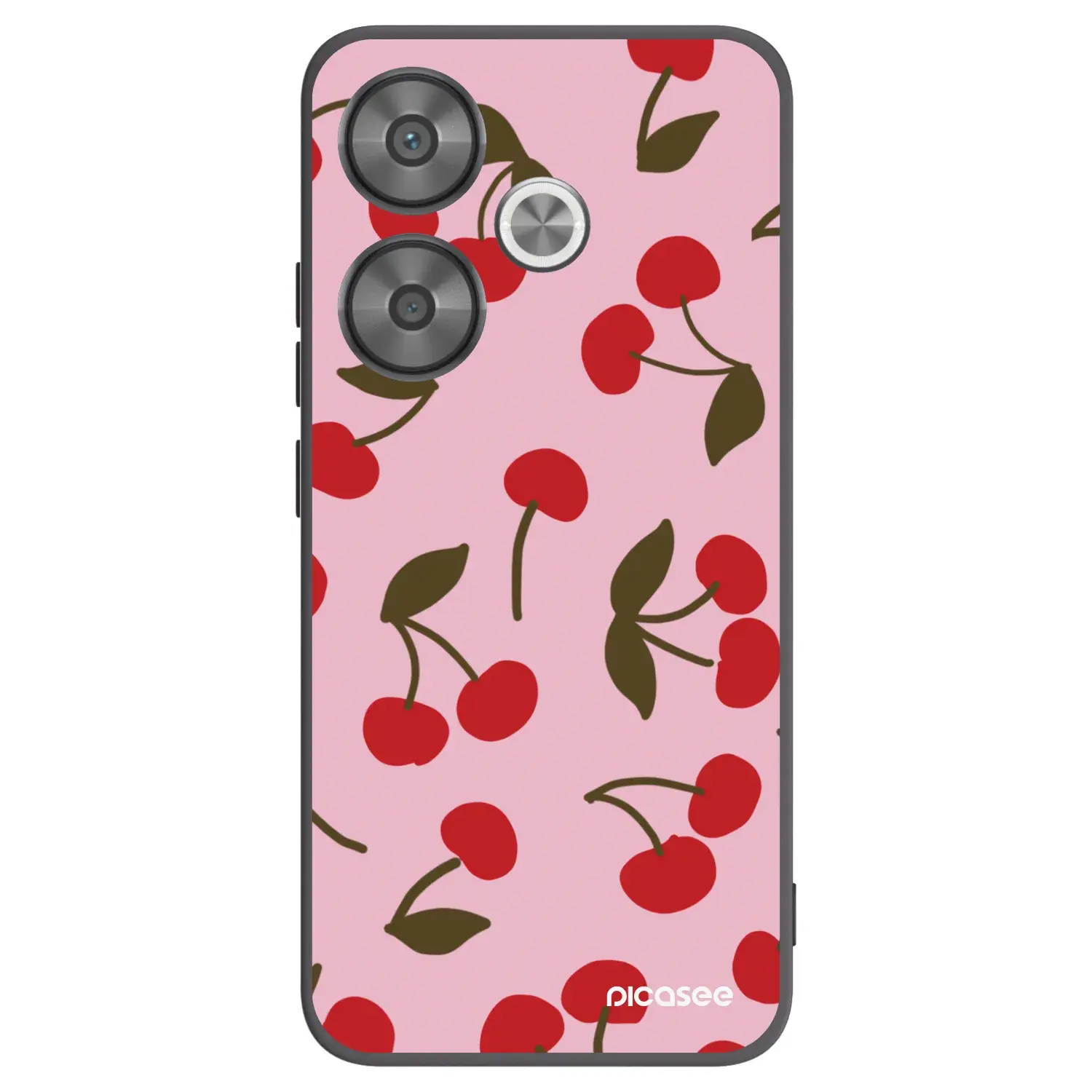 Silikonový černý obal pro Xiaomi Poco F6 - Cherry