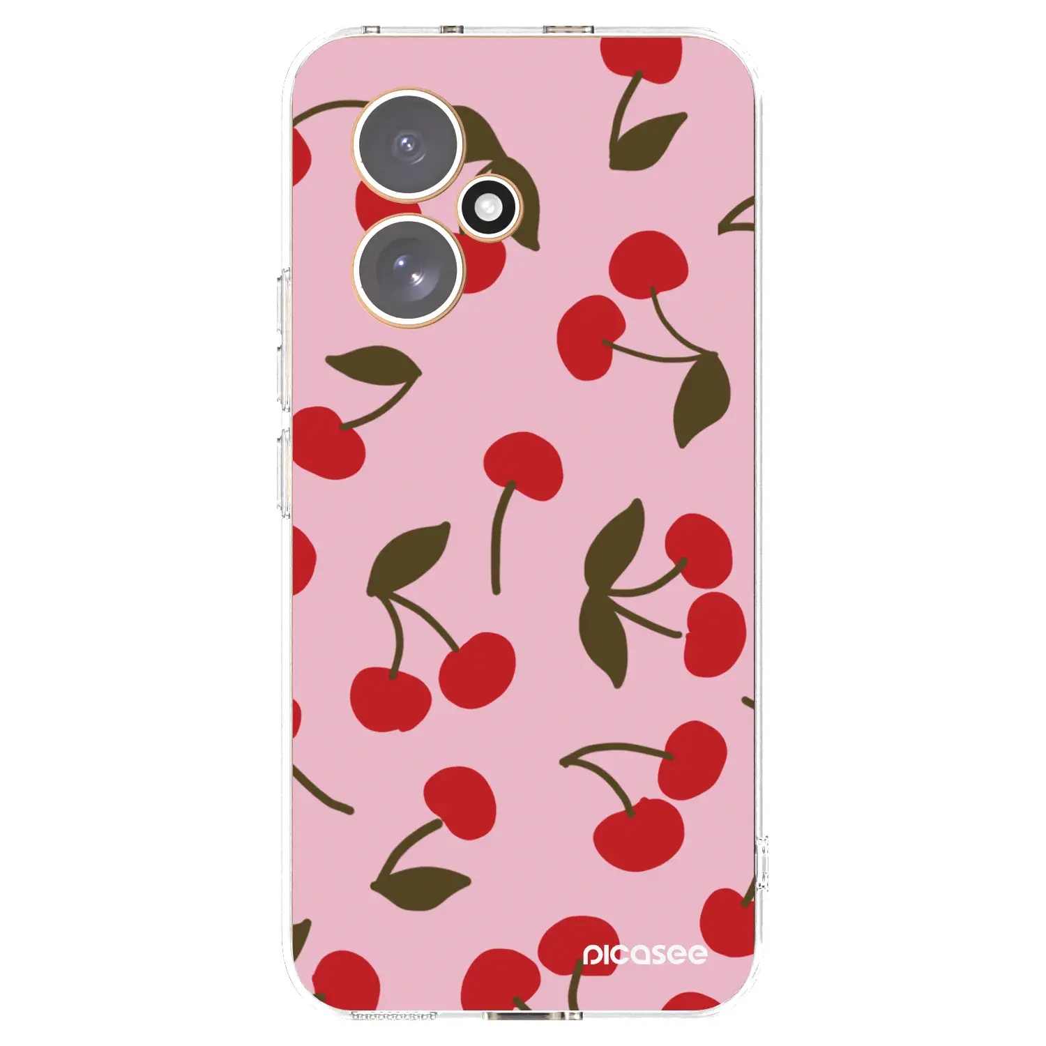Silikonový průhledný obal pro Honor 400 5G - Cherry