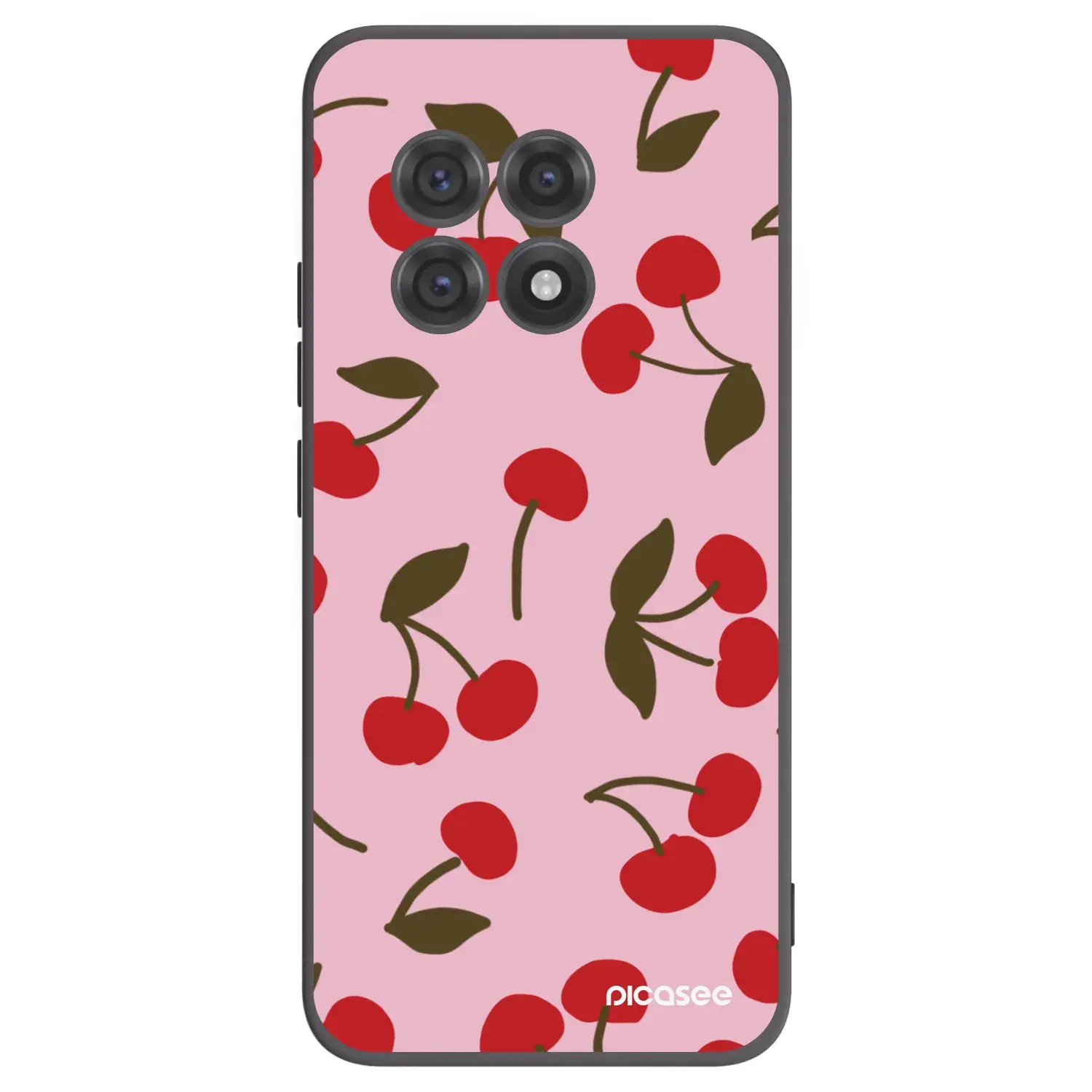 Silikonový černý obal pro OnePlus 13R 5G - Cherry