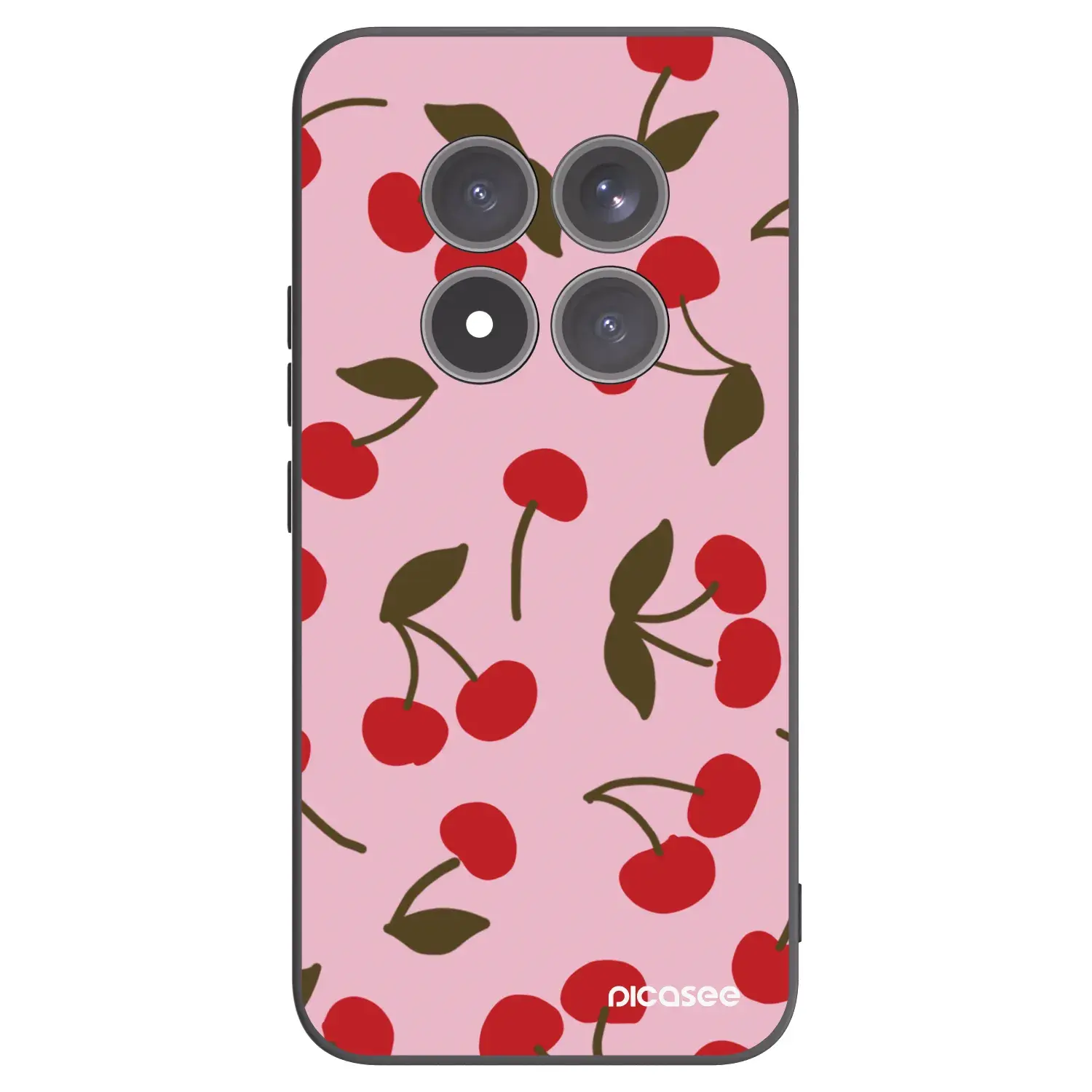 Silikonový černý obal pro Xiaomi Redmi Note 15 Pro+ - Cherry